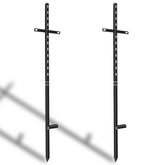 Hezaosth 46-inch T-Bar yard stake provides sturdy outdoor sign support.