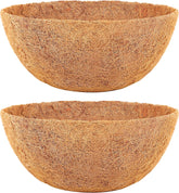 HFHOME round coco liner for 16-inch baskets enhances drainage.