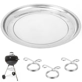 HFYZZ ash catcher pan for Weber 22-inch kettles with secure ash collection.