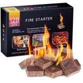 HGD Fire Starter 128 Mini Square pack shot, compact natural ignition aids.