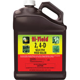 Hi-Yield 21416 bottle for targeted broadleaf weed control in lawns.