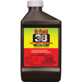 HI Yield 31332 38 Plus turf termite insect control bottle ready for outdoor use.