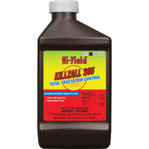 Hi-Yield Killzall 365 bottle front view for effective weed control in non-crop areas.