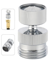 Hibbent swivel faucet adapter kit with rotating aerator for versatile water reach.