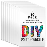 Hicarer white metal sign blank 12x18 for outdoor sublimation projects