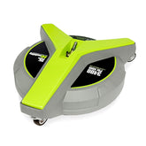 Hiclean surface cleaner with 15-inch wheels ready for driveway cleaning