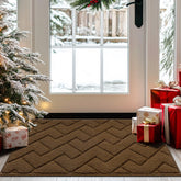 hicorfe indoor doormat front door absorbent surface traps moisture and dirt.