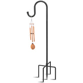 HIEDUYT 5-prong base outdoor hook stabilizes bird feeders and lanterns.