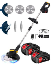 HieYungo Weed Wacker battery-powered for quick, clean yard trimming