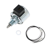 HiFeedor fuel shut-off solenoid front view for lawn equipment, quick reliable replacement