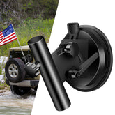 Hifor car flag pole with suction base for stable RV and trailer mounting