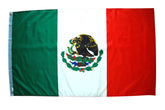 High Supply 3x5 Mexico flag front view with vibrant colors for outdoor display