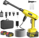 Highsam cordless pressure washer front view for portable home cleaning