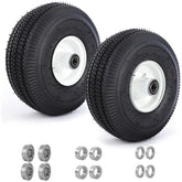 Hightall tubeless lawn mower tire side view highlighting puncture resistance.