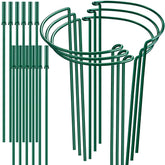 HiGift 16in plant support ring showing sturdy half-round design ideal for stabilizing peony stems.