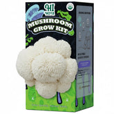 HiHOYA Lion's Mane log ready to start indoor cultivation for fresh mushrooms.