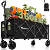 Hikemoon 34'' extra-long wagon with extended frame for bulky gear