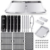 Hiorucet grill grate for Dyna Glo delivers even heat and reliable sear.