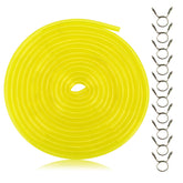 Hipa 10ft fuel line hose closeup with 1/4in inner diameter for reliable engine fuel flow.