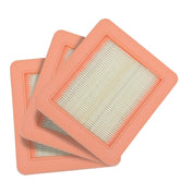 Hipa 3-pack air filter front view for Honda GCV engines, optimized airflow.
