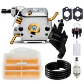 Hipa 506450401 carburetor closeup, brass components ensure durable performance.