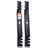 Hipa 942-04308 mulching blades mounted on Cub Cadet XT1 LT42 for improved cut quality