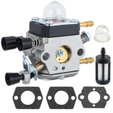HIPA BG55 carburetor close-up shows brass diaphragm for durable performance.