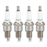 Hipa BPR5ES spark plug close-up showing ignition tip and threading for compatibility.