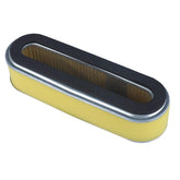 Hipa HR214 air filter body shown with clean airflow on a Honda mower