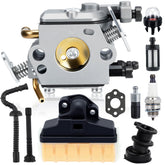 Hipa MS250C carburetor front view showing precise fuel delivery for Stihl chainsaws.