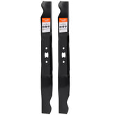 Hipa 942-0741A mulching blades front view for Troy-Bilt mowers improves clipping processing