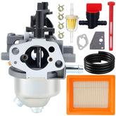Hipa XT675 carburetor front view for easy Kohler Courage installation.