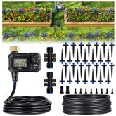 HIRALIY 100ft drip irrigation kit packaging ready for quick installation