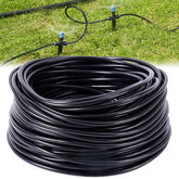 HIRALIY blank distribution tubing 1/4in black coil for flexible irrigation.