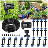 HIRALIY drip irrigation system timer—front view, ensuring precise watering schedules.