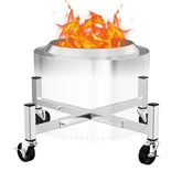 Hisencn expandable fire pit stand fits 15-27 inch pits for versatile outdoor setup