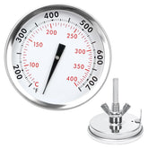 Hisencn grill thermometer dial for Weber Genesis provides precise readings during grilling.