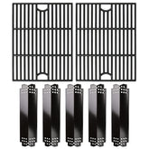 Hisencn heat plate for Nexgrill 720-0830H ensures even heat and rust resistance.