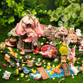 HIYZI Fairy House resin kit for charming garden micro landscapes
