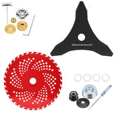HK 9x36 carbide teeth blade close-up highlighting durable cutting performance for trimmers.