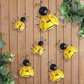 HKKDKTA bumble-bee wall art small decor adds garden charm and curb appeal.