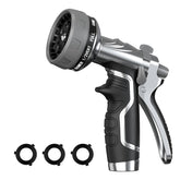 HmiL-U Garden Hose Nozzle metal body for durable, rust-resistant outdoor watering.