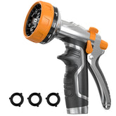 HmiL-U metal garden hose nozzle shows durable construction for long outdoor use