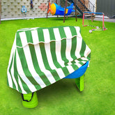 HMOCK water table cover with durable fabric protecting a 37-inch table outdoors.