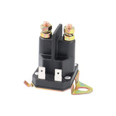 HNeekyr starter solenoid with top terminals ready for installation on riding mowers