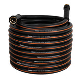 HODUP heavy duty hose outer cover in black and orange for all weather use
