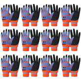 Hoemwarm garden gloves 12-pack with breathable fabric for cool, dry hands while gardening.