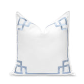 Hofdeco Premium coastal pillow cover 20x20 front embroidery for breezy interiors