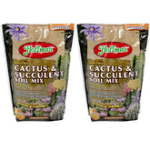 Hoffman Organic Cactus Soil bag pour demonstrates proper drainage for healthy cacti