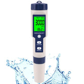 Hofun pool salt tester display shows salinity and pH for quick pool maintenance.
